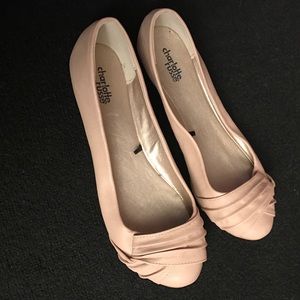 Charlotte Russe nude flats size 9